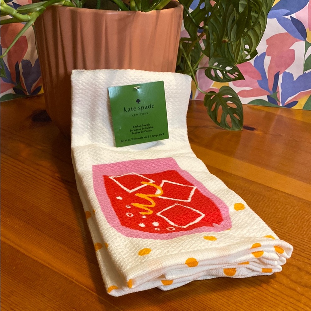 Kate Spade Mocktail Kitchen Towels Set of Two